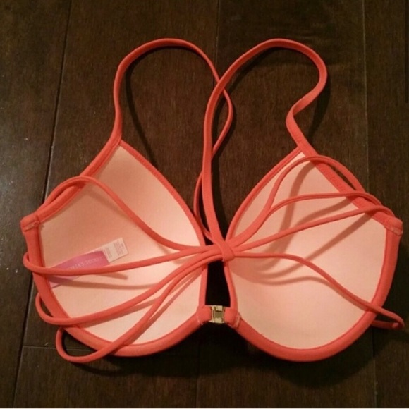 Victoria’s Secret 34B Strappy Padded Bikini Top - Picture 2 of 7